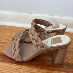 Dolce Vita Tan Braided Heels